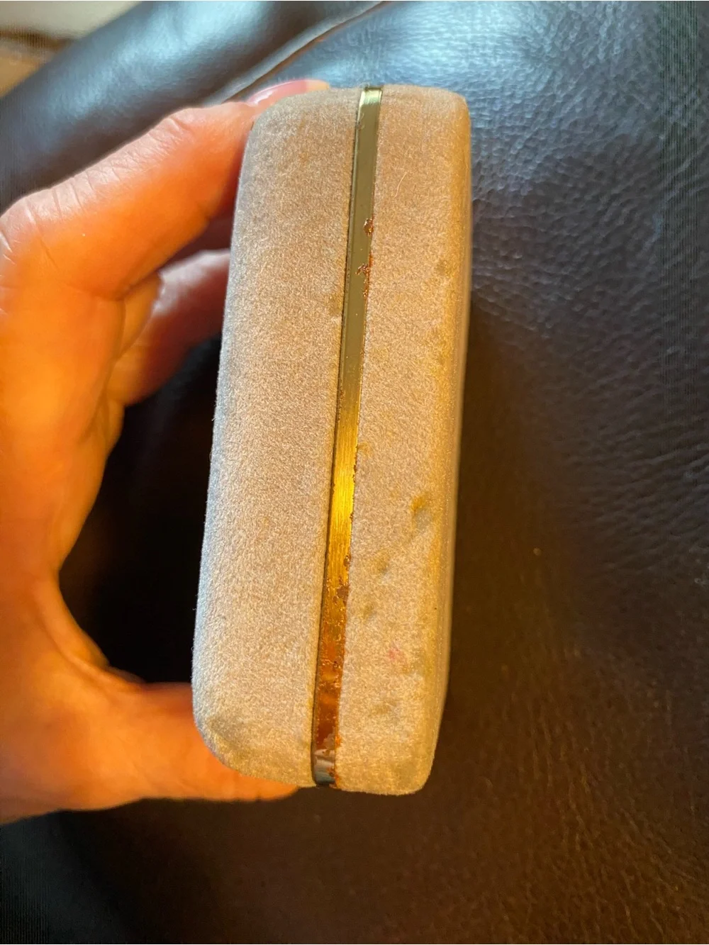 VTG 1/20 14KT Gold Filled Stamped  Money Clip 18g Monogrammed SEM, original